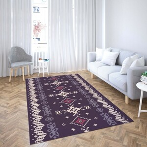 روفرشی کشدار طرح سنتی و مدرن مناسب هال و پذیرایی برند دفه کد TS 810