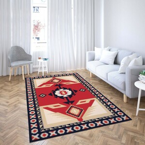 روفرشی کشدار طرح سنتی و مدرن مناسب هال و پذیرایی برند دفه کد TS 819