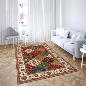 روفرشی کشدار طرح سنتی و مدرن مناسب هال و پذیرایی برند دفه کد TS 838