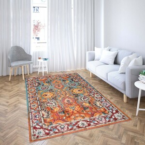 روفرشی کشدار طرح سنتی و مدرن مناسب هال و پذیرایی برند دفه کد TS 855