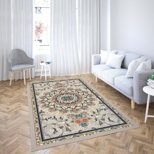 روفرشی کشدار طرح سنتی و مدرن مناسب هال و پذیرایی برند دفه کد TS 874