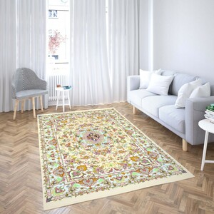 روفرشی کشدار طرح سنتی و مدرن مناسب هال و پذیرایی برند دفه کد TS 1060