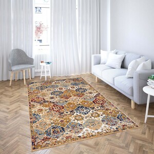 روفرشی کشدار طرح سنتی و مدرن مناسب هال و پذیرایی برند دفه کد TS 1074