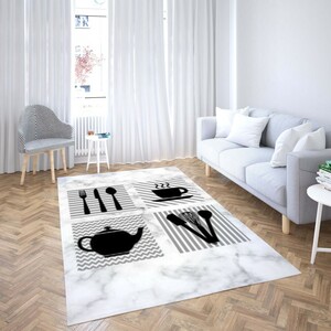 روفرشی کشدار طرح فانتزی مناسب آشپزخانه برند دفه کد TS 922