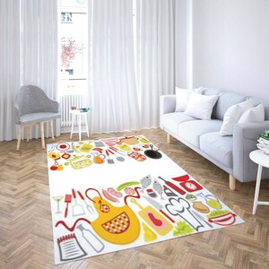 روفرشی کشدار طرح فانتزی مناسب آشپزخانه برند دفه کد TS 958