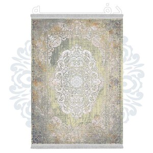 فرشینه دفه از جنس پارچه شانل ترک طرح فانتزی کد TM 49