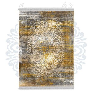 فرشینه دفه از جنس پارچه شانل ترک طرح فانتزی کد TM 86