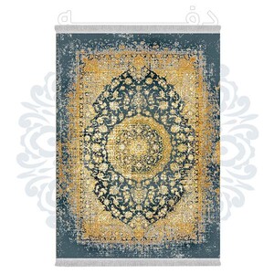 فرشینه دفه از جنس پارچه شانل ترک طرح فانتزی کد TM 98