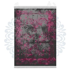 فرشینه دفه از جنس پارچه شانل ترک طرح فانتزی کد TM 109