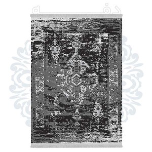 فرشینه دفه از جنس پارچه شانل ترک طرح فانتزی کد TM 140