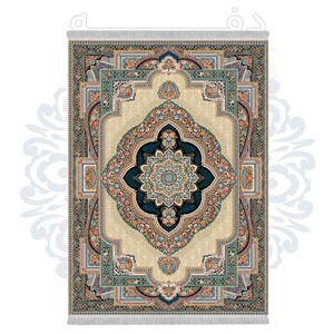 فرشینه دفه از جنس پارچه شانل ترک طرح فانتزی کد TM 213