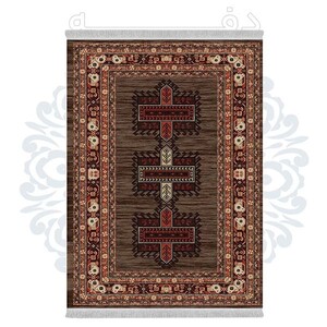 فرشینه دفه از جنس پارچه شانل ترک طرح فانتزی کد TM 224