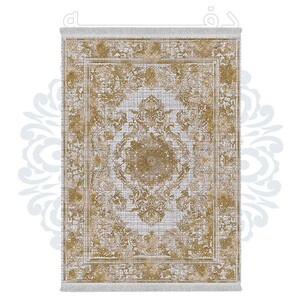 فرشینه دفه از جنس پارچه شانل ترک طرح فانتزی کد TM 229