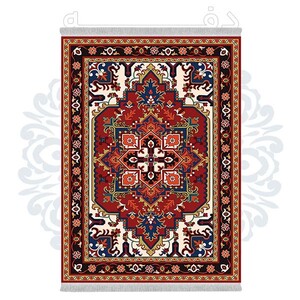 فرشینه دفه از جنس پارچه شانل ترک طرح فانتزی کد TM 309