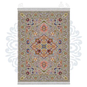 فرشینه دفه از جنس پارچه شانل ترک طرح فانتزی کد TM 319