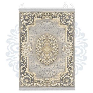 فرشینه دفه از جنس پارچه شانل ترک طرح فانتزی کد TM 328