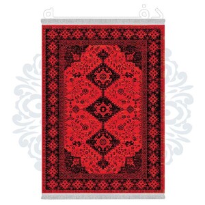 فرشینه دفه از جنس پارچه شانل ترک طرح فانتزی کد TM 337