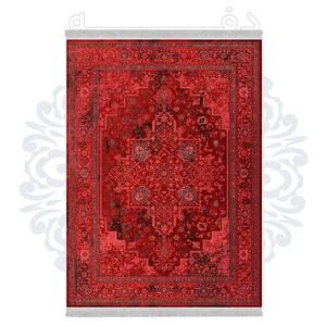 فرشینه دفه از جنس پارچه شانل ترک طرح فانتزی کد TM 344