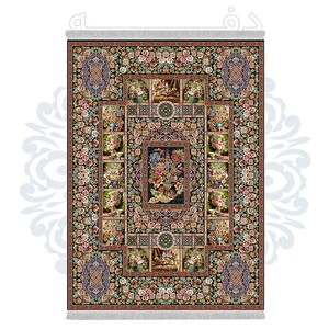 فرشینه دفه از جنس پارچه شانل ترک طرح فانتزی کد TM 362