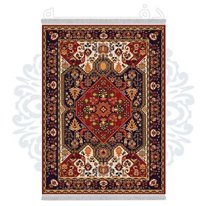 فرشینه دفه از جنس پارچه شانل ترک طرح فانتزی کد TM 365