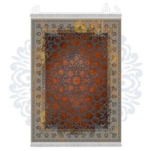 فرشینه دفه از جنس پارچه شانل ترک طرح فانتزی کد TM 367