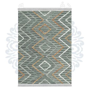 فرشینه دفه از جنس پارچه شانل ترک طرح فانتزی کد TM 380