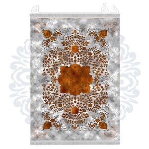 فرشینه دفه از جنس پارچه شانل ترک طرح فانتزی کد TM 392