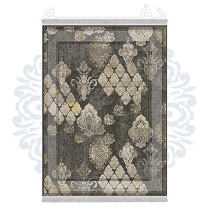 فرشینه دفه از جنس پارچه شانل ترک طرح فانتزی کد TM 393