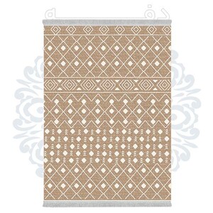 فرشینه دفه از جنس پارچه شانل ترک طرح فانتزی کد TM 426