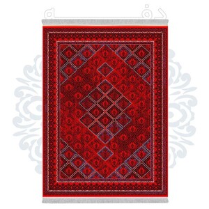 فرشینه دفه از جنس پارچه شانل ترک طرح فانتزی کد TM 429