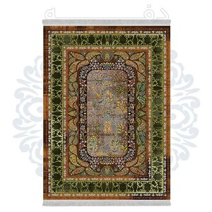 فرشینه دفه از جنس پارچه شانل ترک طرح فانتزی کد TM 434