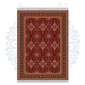 فرشینه دفه از جنس پارچه شانل ترک طرح فانتزی کد TM 447