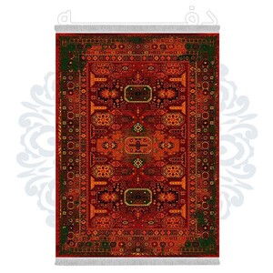 فرشینه دفه از جنس پارچه شانل ترک طرح فانتزی کد TM 461