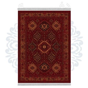 فرشینه دفه از جنس پارچه شانل ترک طرح فانتزی کد TM 469