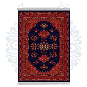 فرشینه دفه از جنس پارچه شانل ترک طرح فانتزی کد TM 470