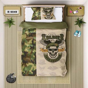 سرویس روتختی یک نفره 4 تکه برند دفه مدل DS27