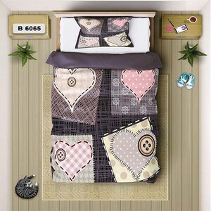 سرویس روتختی یک نفره 4 تکه برند دفه مدل DS43