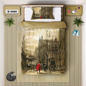 سرویس روتختی یک نفره 4 تکه برند دفه مدل DS64