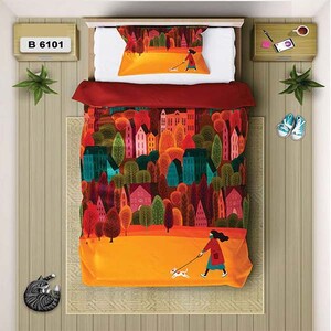 سرویس روتختی یک نفره 4 تکه برند دفه مدل DS79