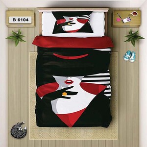 سرویس روتختی یک نفره 4 تکه برند دفه مدل DS82