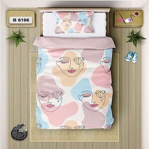 سرویس روتختی یک نفره 4 تکه برند دفه مدل DS84