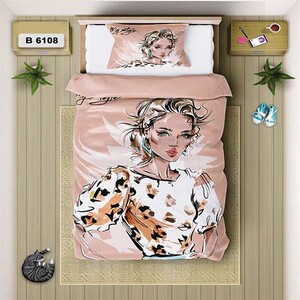 سرویس روتختی یک نفره 4 تکه برند دفه مدل DS86