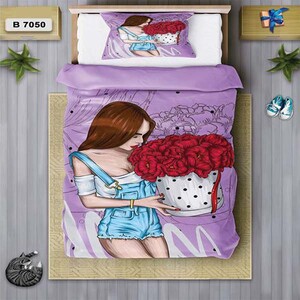 سرویس روتختی یک نفره 4 تکه برند دفه مدل DS142