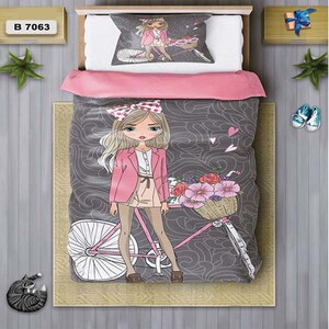 سرویس روتختی یک نفره 4 تکه برند دفه مدل DS158