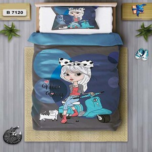 سرویس روتختی یک نفره 4 تکه برند دفه مدل DS189