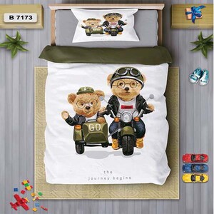 سرویس روتختی یک نفره 4 تکه برند دفه مدل DS242