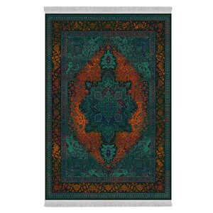 فرشینه دفه از جنس پارچه شانل ترک طرح فانتزی کد 9006