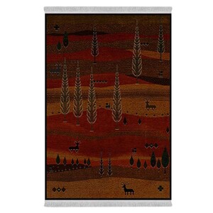 فرشینه دفه از جنس پارچه شانل ترک طرح فانتزی کد 9100