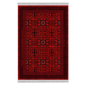 فرشینه دفه از جنس پارچه شانل ترک طرح فانتزی کد 9129