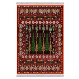 فرشینه دفه از جنس پارچه شانل ترک طرح فانتزی کد 9182